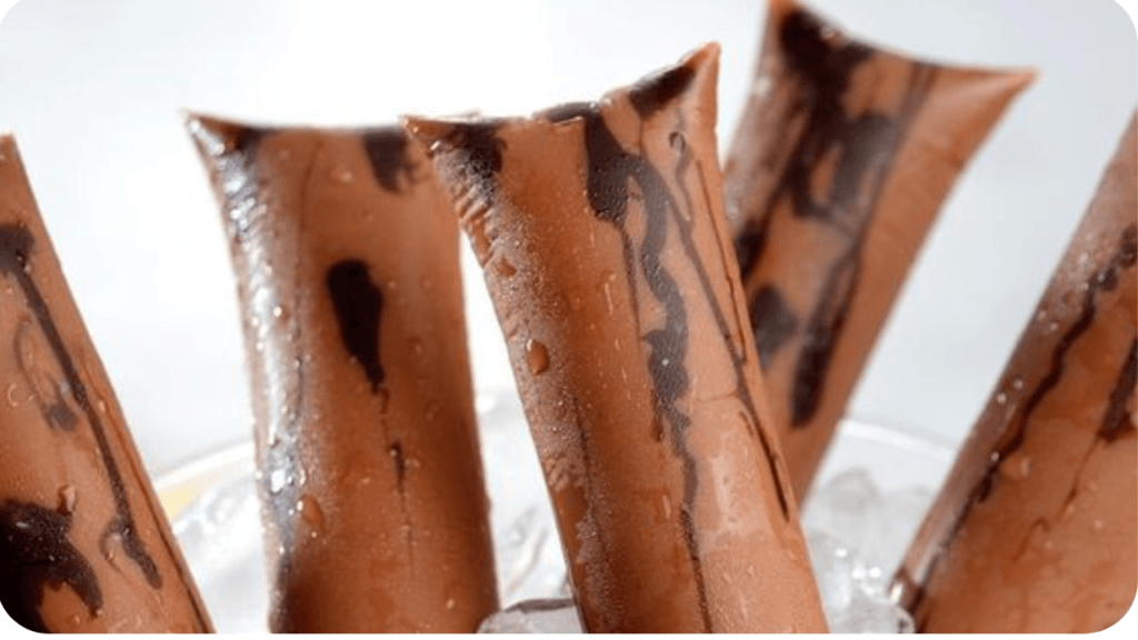 geladinho de chocolate