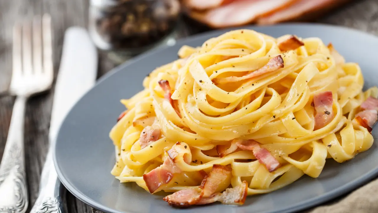 Receita de Macarrão à Carbonara