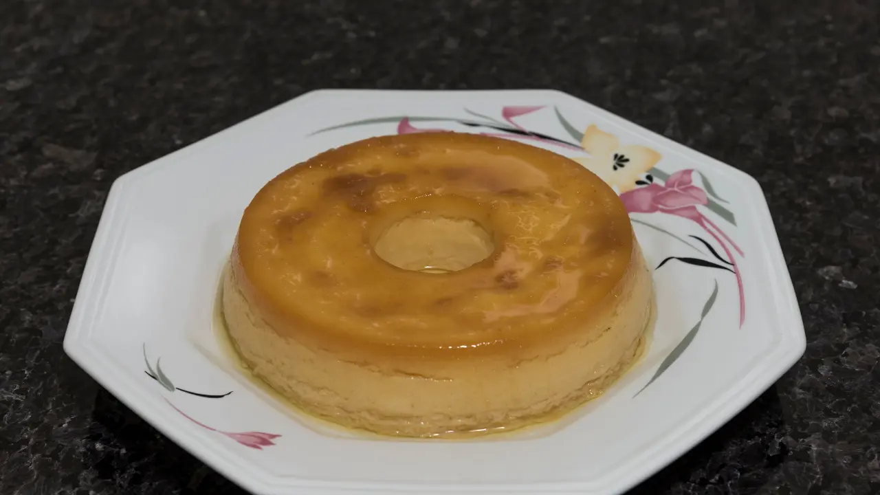 Pudim de pão simples