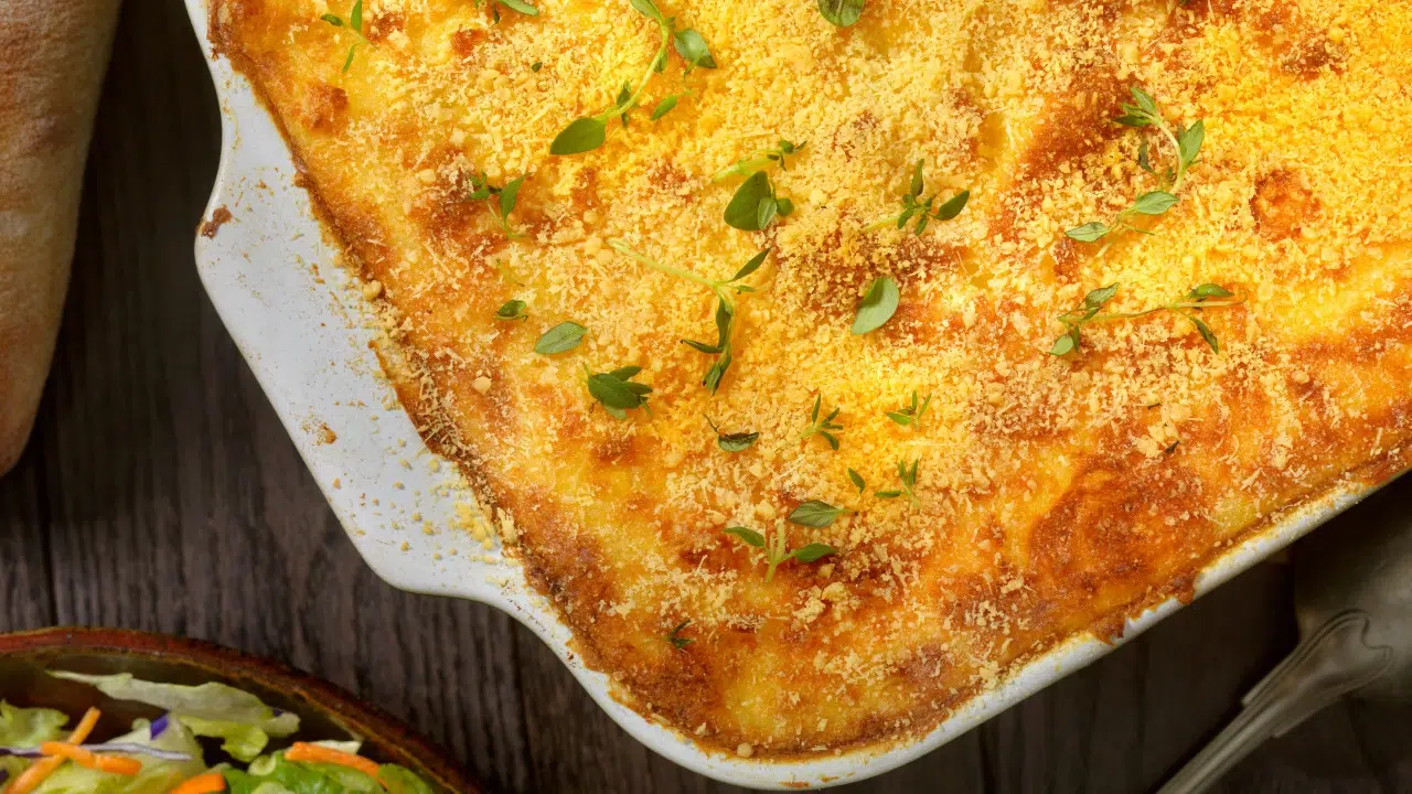 escondidinho de camarão