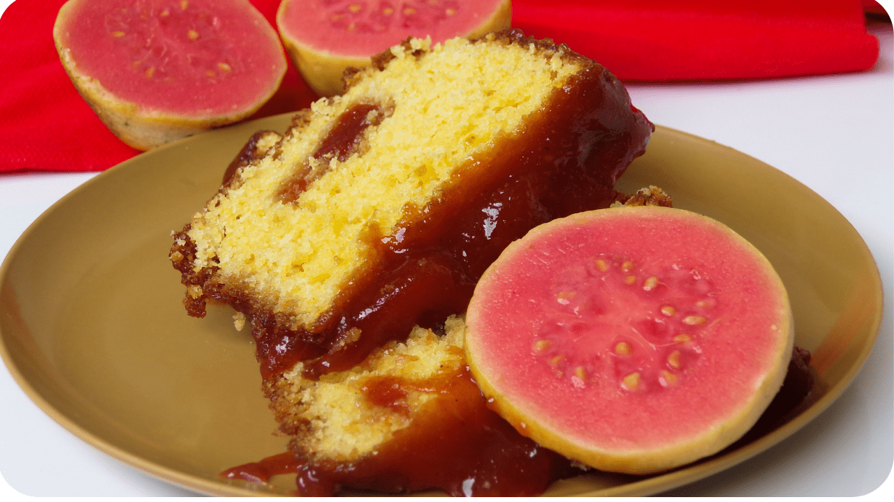 Bolo de Queijo com Goiabada