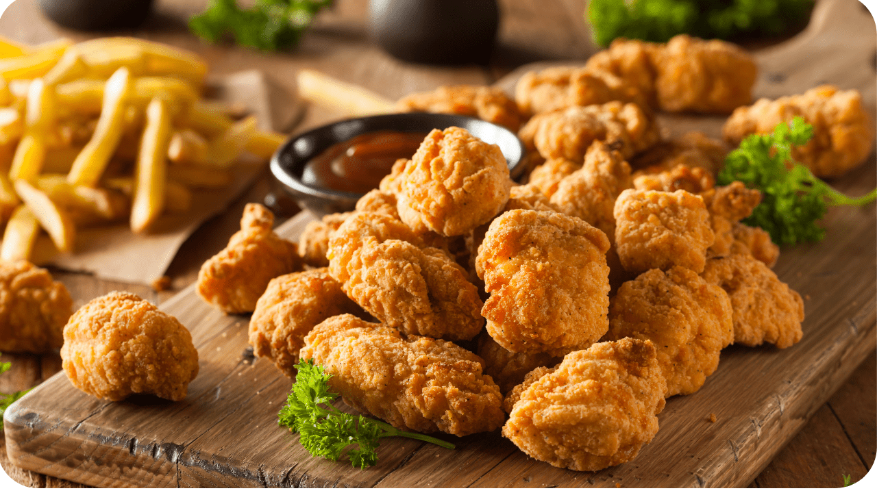 Pipoca de Frango Crocante