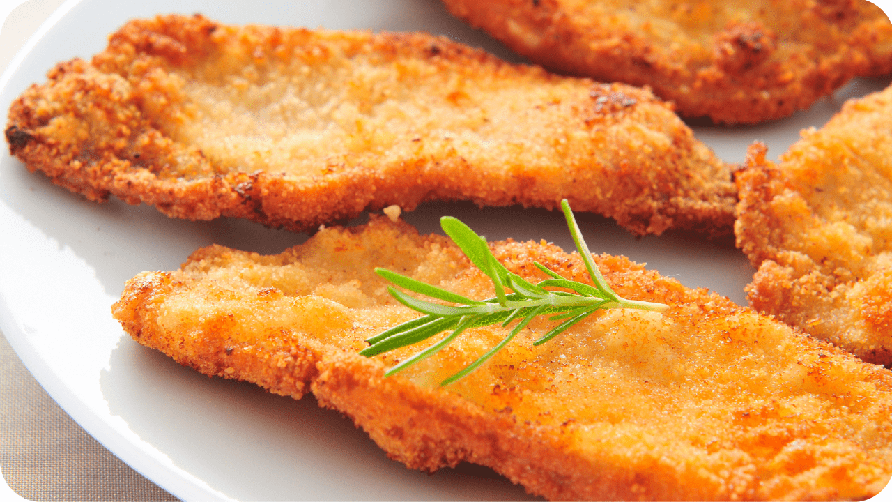 file de frango a milanesa
